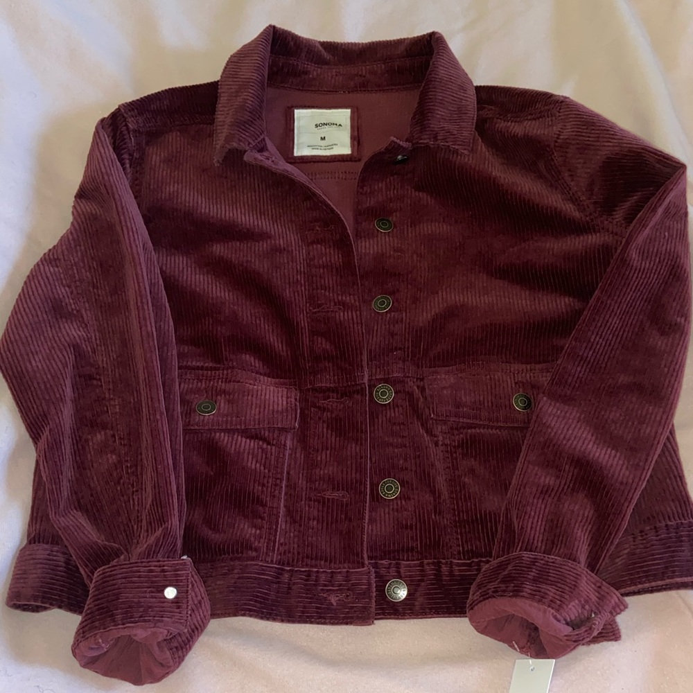 Sonoma Corduroy Cropped Jacket and Skirt